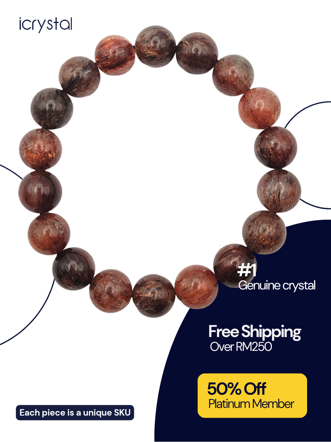 High Grade Black Super Seven Bracelet 